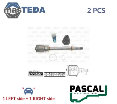 G72014PC EJE DE TRANSMISIÓN CV KIT DE JUNTA PAR PASCAL 2 PIEZAS PARA TOYOTA AVENSIS,PREVIA Foto 1 de 4