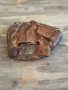 Vintage Early Nokona G18 Catchers Mitt Glove Genuine Cowhide FREE SHIPPING - Picture 1 of 14