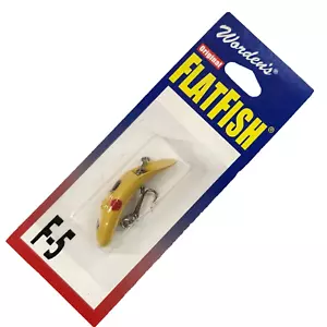 Wordens Original Flatfish Talla F5 Amarillo Rojo Negro Manchas FF.953.YRBS.BX 707341 - Imagen 1 de 4