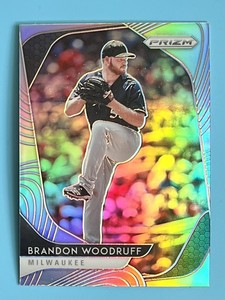2020 Panini Prizm Brandon Woodruff Silver Prizm #4 Milwaukee Brewers