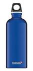 SIGG Alutrinkflasche Traveller flasche 0,6l blau trinkflasche Aluminium Sport Ou