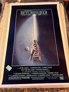 Star Wars ROTJ Return Jedi A Poster ein Blatt gerollt 1983 27x41 525 - Bild 1 von 6