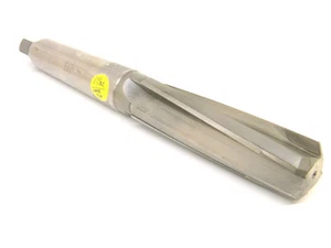 LIGHTLY USED 1-11/32" CARBIDE TIPPED TAPER SHANK CORE TWIST DRILL 1.343" #4MT - Foto 1 di 1