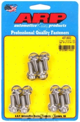 Arp 437-3002 Chevy 12-bolt Stainless Steel Rear End Cover Bolt Kit 8.875 12 Pt - Imagem 1 de 4
