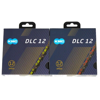 KMC X12 DLC 12 Speed Bike Bicycle Chain 126Link  Road MTB Red or Green - Image 1 of 4