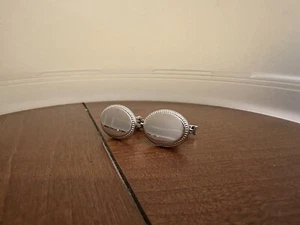 DOLAN BULLOCK vintage STERLING SILVER Cufflinks USA No Wear On Face - Picture 1 of 3