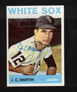 J.C. MARTIN Autograph 1964 Topps--Chicago White Sox