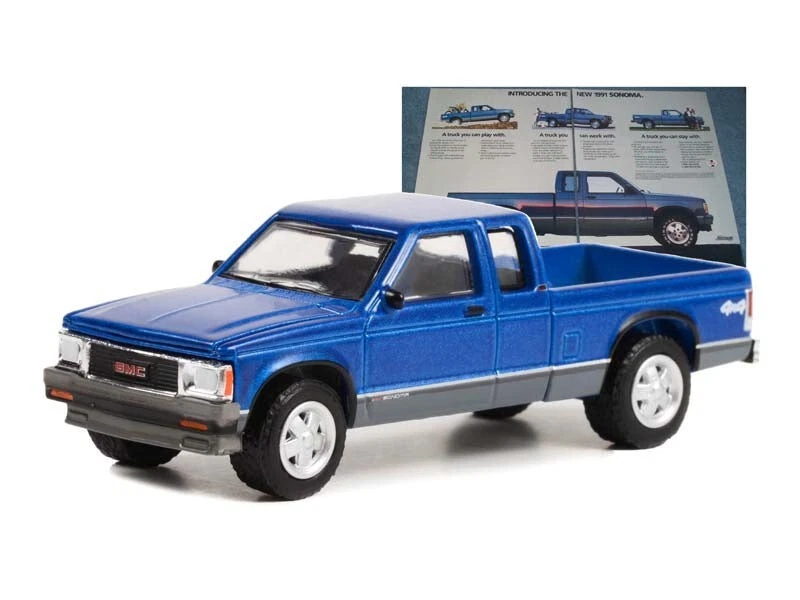 GMC Sonoma 1991 - Vintage Ad Cars serie 8 diecast modelo a escala 1:64 - 39110F-TS Foto 1 de 1