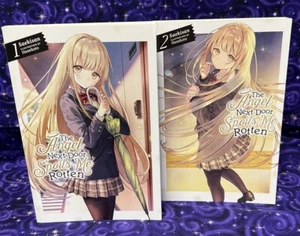 The Angel Next Door Spoils Me Rotten by Saekisan Vol.1&2 Paperback, Light Novel - Picture 1 of 8