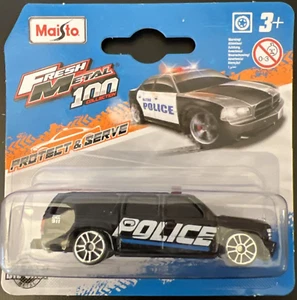 Maisto 2024 Fresh Metal 100 Protect & Serve 3" Diecast Chevrolet Suburban Police - Picture 1 of 5