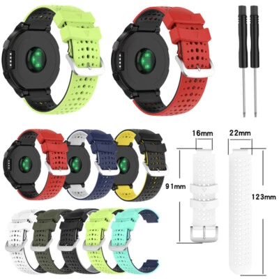 Für Garmin Forerunner220 230 235 620 Armband Silikon Ersatz Armbanduhr Band - Bild 1 von 4
