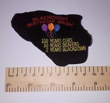 Cub scout badge patch collectable Big Birthday bash - Blackdown district Scouts
