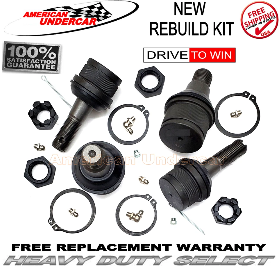 Kit de junta esférica superior e inferior resistente serve para Ford F150 4x4 1980 - 1996 - Imagem 1 de 2