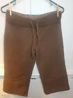 Women's Danskin Now Brown Capri Pants Size S 4/6