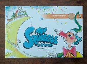 2019 Mr Squiggle & Friends Coin Collection - 7 coin set in original RAM folder - Picture 1 of 5