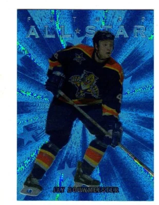 Jay Bouwmeester 🥅 RC #39/100 FLORIDA PANTHERS 2002-03 ITG #142 Future ALL-STAR - Image 1 of 2