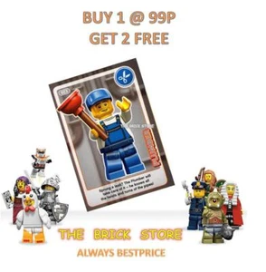 LEGO - #023 - PLUMBER - CREATE THE WORLD TRADING CARD - BESTPRICE + GIFT - NEW - Picture 1 of 1
