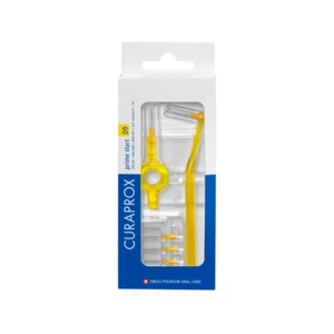 Curaprox Prime Plus Starter Set - 5x CPS 09 gelb Interdentalbürsten 2 Halter - Bild 1 von 6