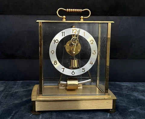 Vintage Kundo Kieninger & Obergfell Skeleton Electronic Clock Germany No.825 Cover