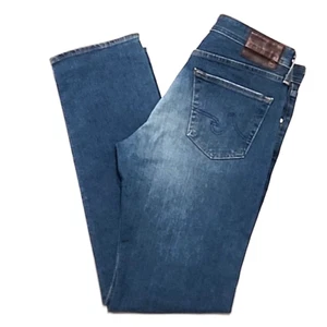 AG Adriano Goldschmied Jeans Mens 32X34 Blue Denim The Graduate Tailored Leg - Picture 1 of 14