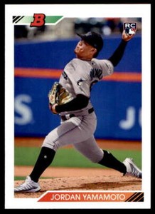 2020 Bowman Heritage #6 Jordan Yamamoto Miami Marlins 