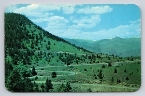 Postal de colección CO Lookout Mountain Lariat Trail Road Colorado vista panorámica - Imagen 1 de 3