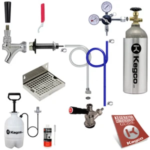 Kegco Ultimate Door Mount Keg Tap Conversion Kit w/ 5lbs Tank EBUCK-5T - Picture 1 of 10