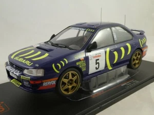 IXO Subaru Impreza 555 #5 Sainz Rally Tour de Corse 1995 1/18 18RMC063A - Foto 1 di 3