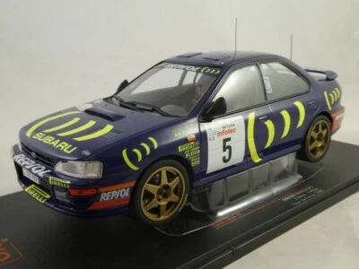 IXO Subaru Impreza 555 #5 Sainz Rally Tour de Corse 1995 1/18 18RMC063A - Immagine 1 di 3