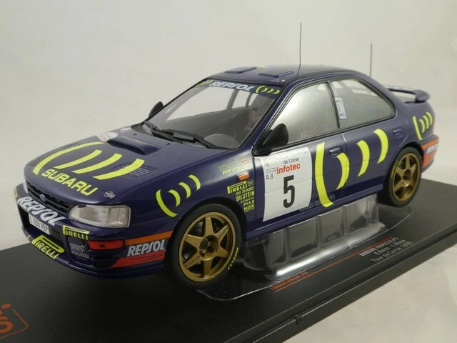 IXO Subaru Impreza 555 #5 Sainz Rally Tour de Corse 1995 1/18 18RMC063A - Immagine 1 di 3