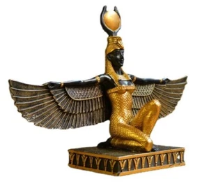 Egyptian Goddess Isis Pyramids Statue Action Figure patron Saint Sculpture - Picture 1 of 8