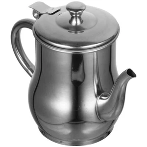 Household Kitchen Stainless Steel Oil Container Vinegar Sauce Storage Pot for - Picture 1 of 12