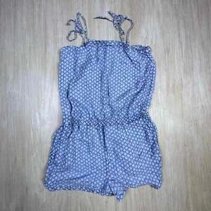 Vineyard Vines Gustavia Tropical Block Print Pull On Summer Romper Girl's XL - Picture 1 of 11