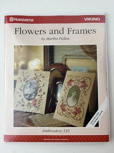 Husqvarna Viking Stickscheibe 116 Blumen und Rahmen von Martha Pullen - Bild 1 von 5