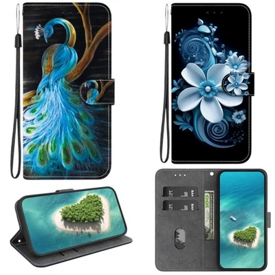 Case For Samsuang Galaxy Phone Flip Leather Women Card Wallet Stand Soft Covers - Image 1 of 4
