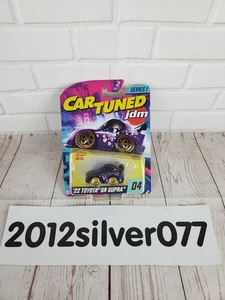 Car Tuned JDM Series 1 '22 Toyota GR Supra #04 Variant With Gold Wheels RARE - Picture 1 of 4