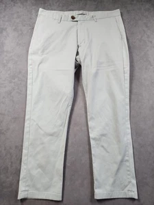 Proper Cloth Duca Visconti Patrick Rodgers Pants Men's 38x28 Gray Straight - Picture 1 of 11