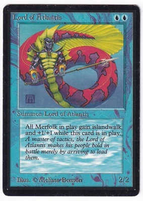 Lord Of Atlantis -Beta Edition -MP  #1 - MTG -FREE SHIPPING! - Image 1 of 2