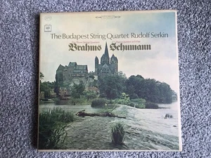 Brahmns Quartets & Schumann Serkin & Budapest Quartet Columbia ST 2 LP VG - Picture 1 of 9