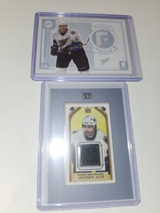 Jaromir Jagr Authentic Jersey Relic Card Lot Of 2- Topps C55, UD Vintage NM  - Picture 1 of 11