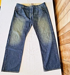 Tommy Hilfiger Jeans Mens Classic Straight Dark Wash Denim 100% Cotton 40/42x32* - Picture 1 of 12