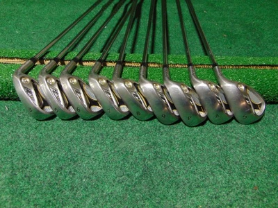 Juego de plancha diestro TaylorMade r7 Draw 4-9-PW-AW-SW (9 palos) -TStep 90 R Flex-¡DULCE! Foto 1 de 4