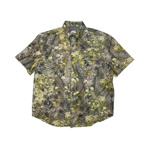 Reel Legends Men’s Fishing Shirt L Camo Short Sleeve Vented Outdoor Hunting - Picture 1 of 7