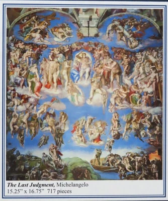 Puzzle in legno Liberty Classics ritirato IL GIUDIZIO FINALE 717 pezzi - Immagine 1 di 2