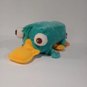 Perry The Platypus Plush Disney Store Phineas & Ferb 16” Sound Works - Picture 1 of 8