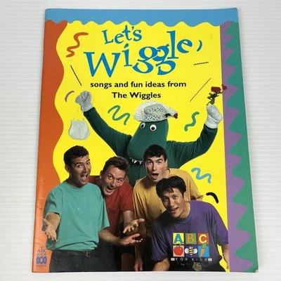Let's Wiggle Songs and Fun Ideas by The Wiggles Paperback 1993 1997 Vintage RARE - Image 1 of 4