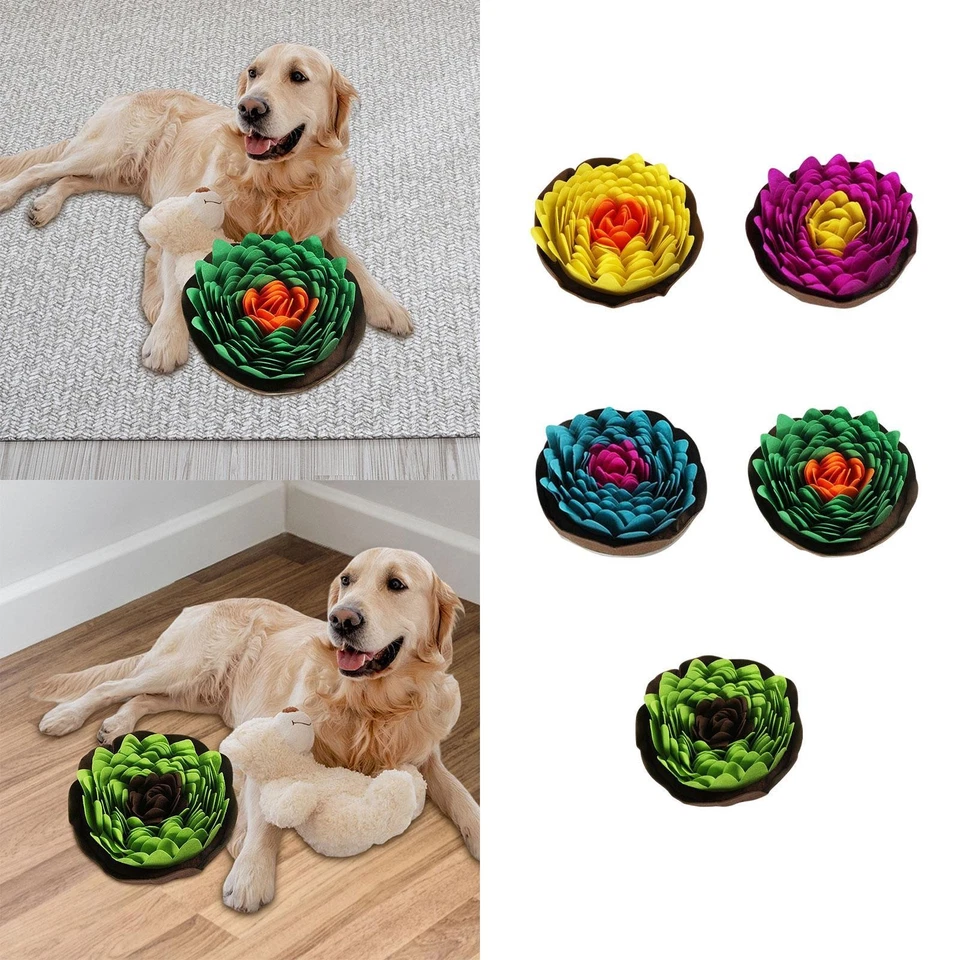 Pet Dog Sniffing Mat Sniffing Bowl Puzzle Toys Washable Foraging Instinct - Image 1 of 1