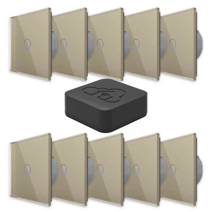 LIVOLO Starter Pack-4 Sistema Smarthome con Interruttore Mascherine Prezzo Vantaggioso Oro - Foto 1 di 21