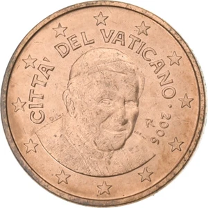 [#1251891] VATICAN CITY, Benedict XVI, Euro Cent, 2006, Rome, Copper Plated St,  - Picture 1 of 2