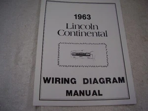1963 LINCOLN WIRING DIAGRAM FREE POSTAGE - Picture 1 of 2